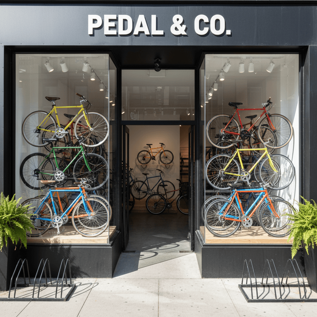 Variedad de bicicletas en tienda